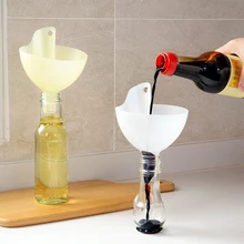 Practical plastic Kitchen Oil Funnel With Detachable Strainer Filter for Honey Perfume Liquid Kitchen Gadget Tools