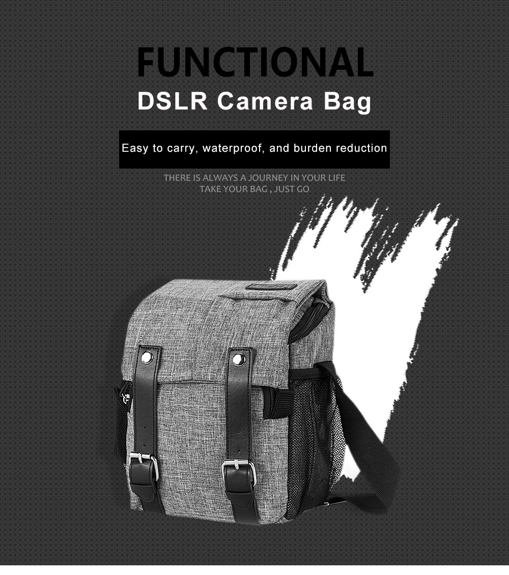 Модная повседневная сумка на плечо для камеры, корейский слинг, SLR фотография, цифровой маленький чехол для путешествий DSLR для Nikon, sony, Canon, DSLR камеры