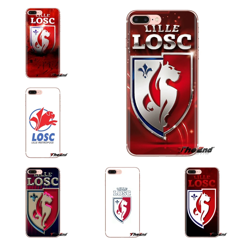 

For Huawei G7 G8 P7 P8 P9 P10 P20 P30 Lite Mini Pro P Smart Plus 2017 2018 2019 TPU Skin Cover Losc Lille French Football League