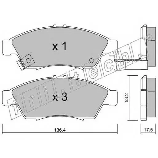 Disc brake pads front SUZUKI LIANA fri. tech. 453.0 | Автомобили и - Цена: 