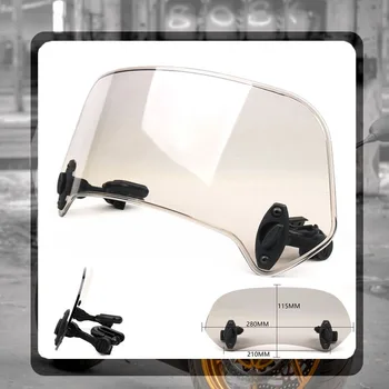 

For YAMAHA 5.1 Adjustable Windscreen Windshield Extension Spoiler Wind Deflector Lockable For BMW Triumph KAWASAKI HONDA KTM