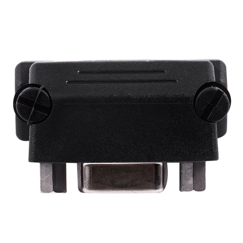 DVI-I 24+ 5 Pin Мужской VGA 15 Pin Женский 90 градусов конвертер адаптер Черный