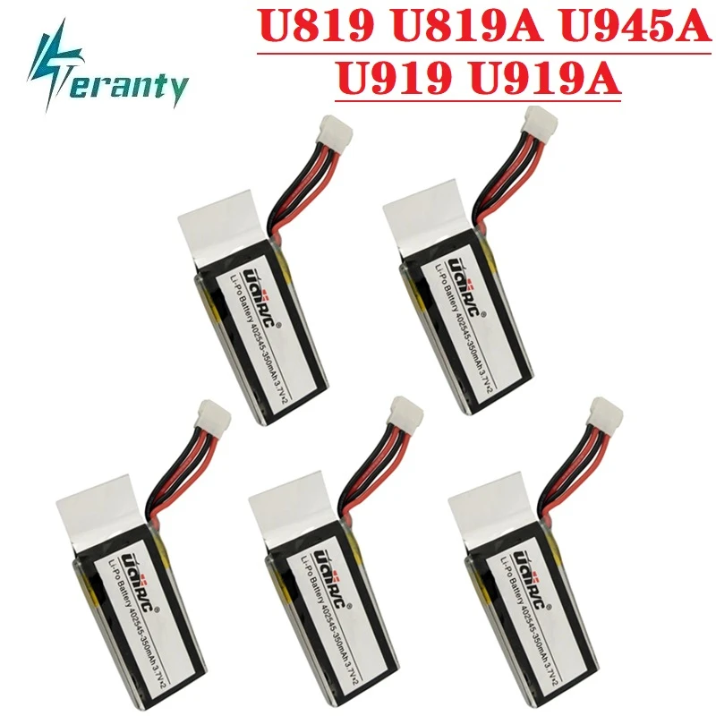 Вертолет U819 U819A U945A U919A 7 4 В 350 мА · ч литий-полимерный аккумулятор 402545 для дрона |
