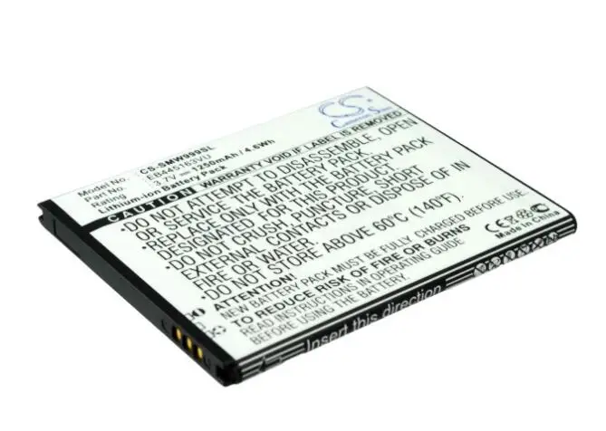 Cameron sino 1250 мА/ч, батарея для SAMSUNG GT-S7530 GT-S7530E GT-S7530L Omnia M SCH-W999 SGH-W999 EB445163VU