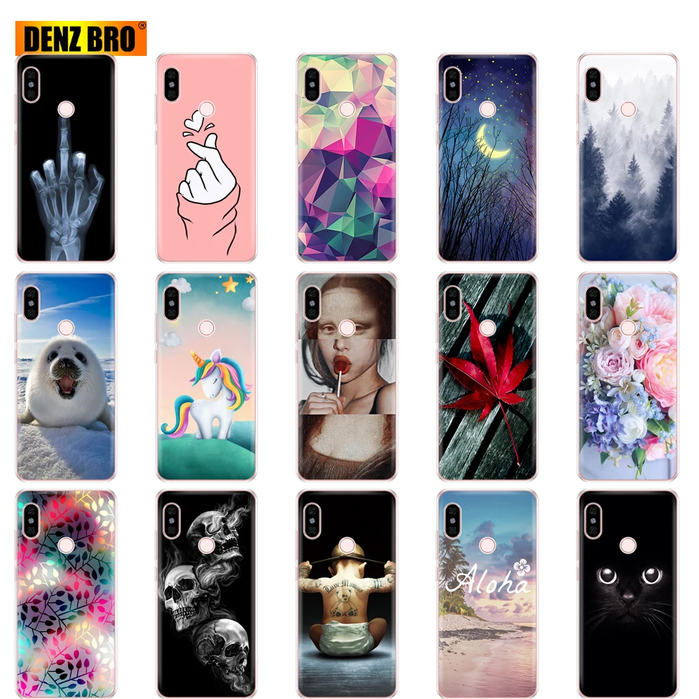 

For Xiaomi Redmi Note 5 global version Case Silicone Soft TPU Cover For redmi note 5 pro Phone shell protective coque bumper