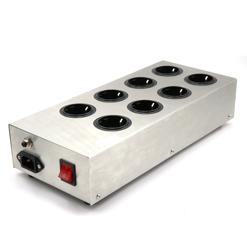 EU800 Monosaudio EU800 Hi-Fi мощность фильтр завод Schuko Разъем 8 способов AC мощность кондиционер Audiophile Мощность очиститель - Цвет: EU800