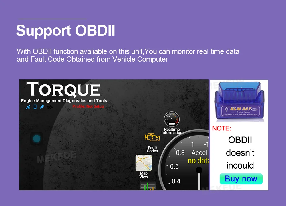 Best MEKEDE  Single 1 DIN 8" Android 9.0 Universal Car Radio Stereo Quad Core Head Unit GPS Navigation Support Steering Wheel 42