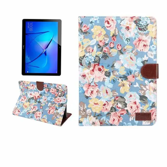 Чехол для huawei Mediapad T3 10 AGS-W09 AGS-L09 AGS-L03 9,6 дюймов смарт Услуга ткани кожаный подставка чехол для планшета+ ручка