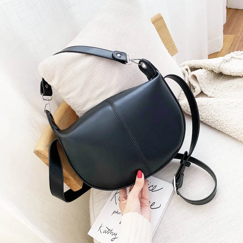 Kopen Solid Retro PU Lederen Crossbody Tassen Voor Vrouwen 2019 Kleine Schouder Tas Dame Handtassen bolso mujer Vrouwen Tas
