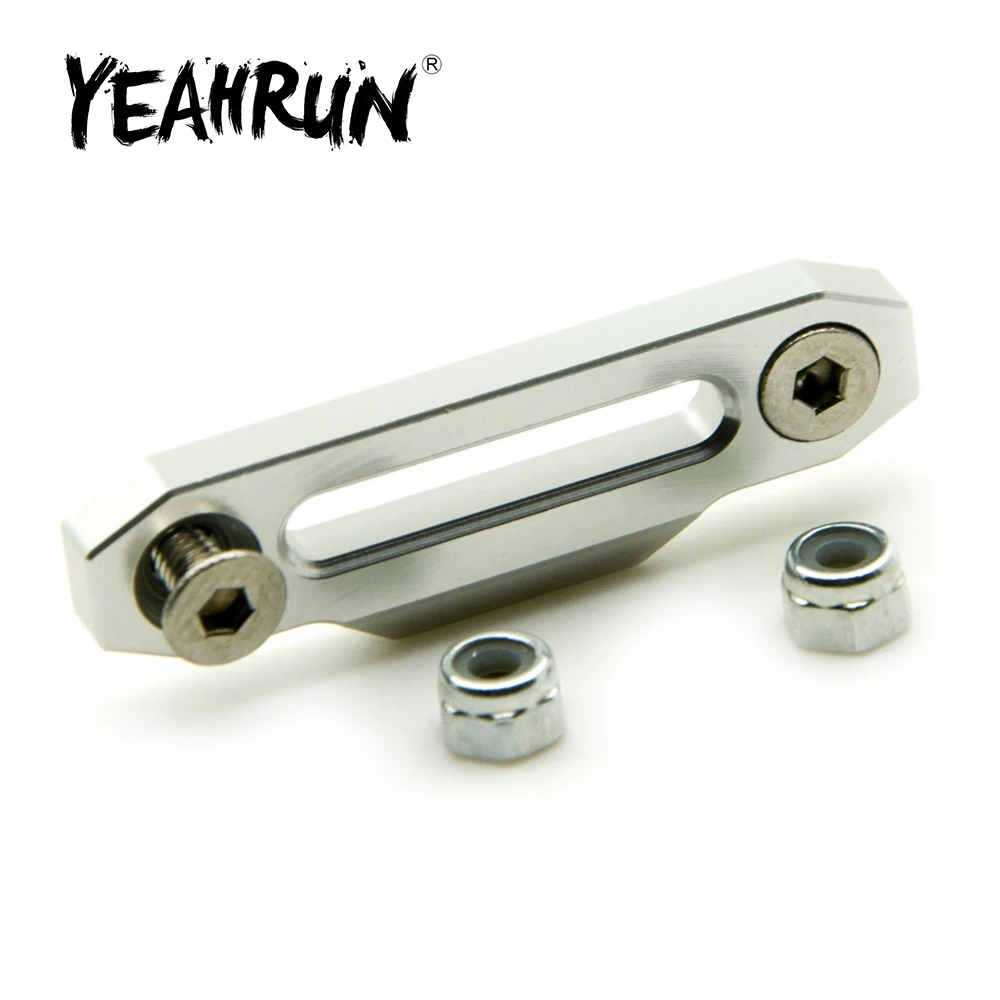 YEAHRUN Aluminium Winch Control Mount Hawse Fairlead für D90 1/10 RC Fernbedienung Crawler Auto Zubehör Lkw Ersatzteile