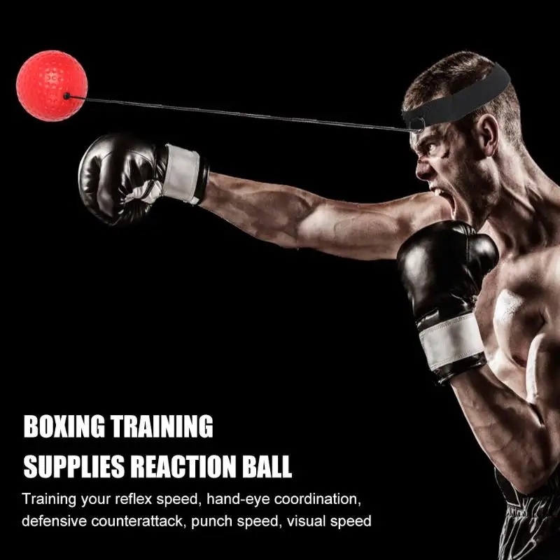 Kick Boxing Reflex Ball Head Band Боевая скорость обучение боксерская груша Муай Тай ММА оборудование для упражнений аксессуары