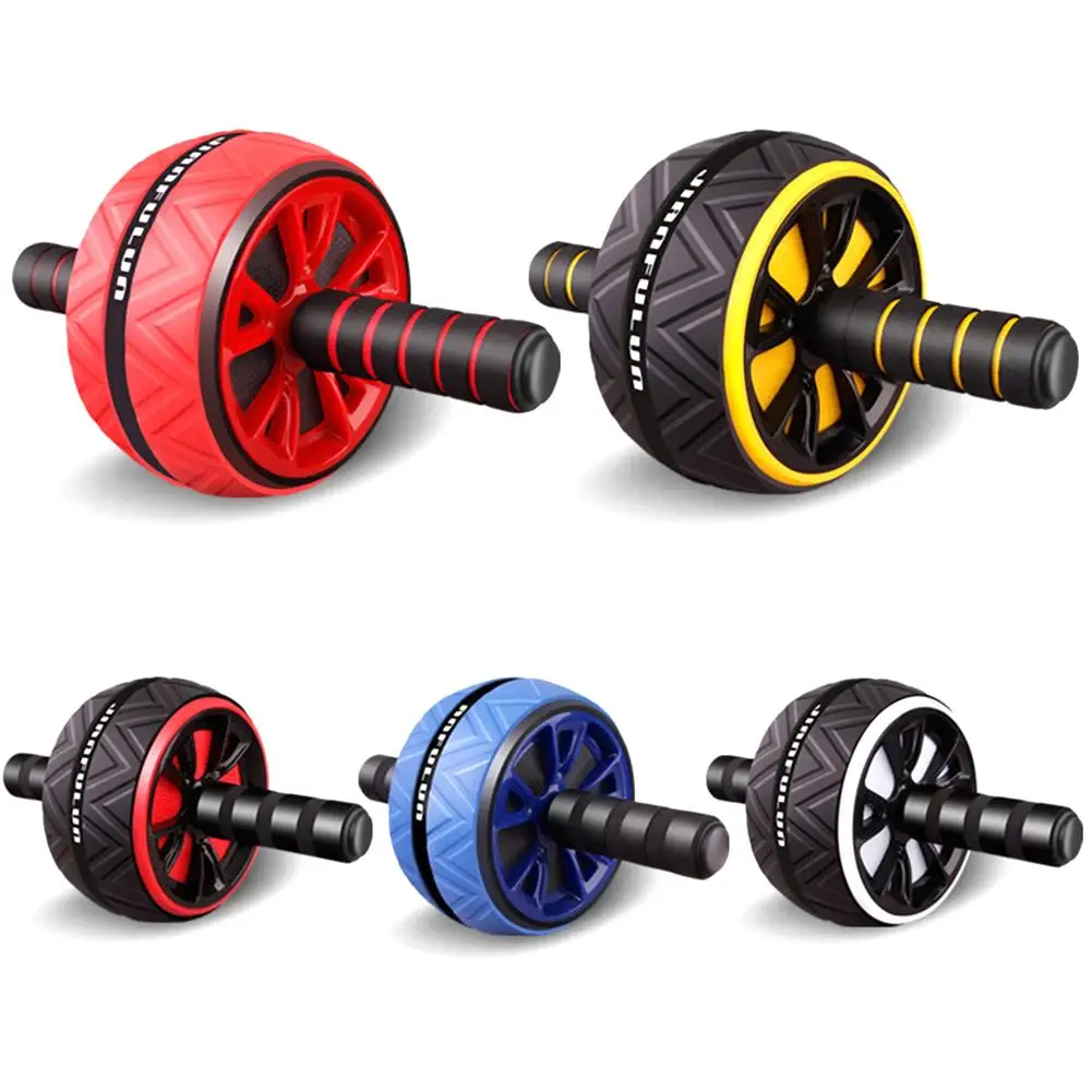 Живот ролик тренировки фитнес Ab Wheel мышц для с двойными колёсами из аппарат Пресс