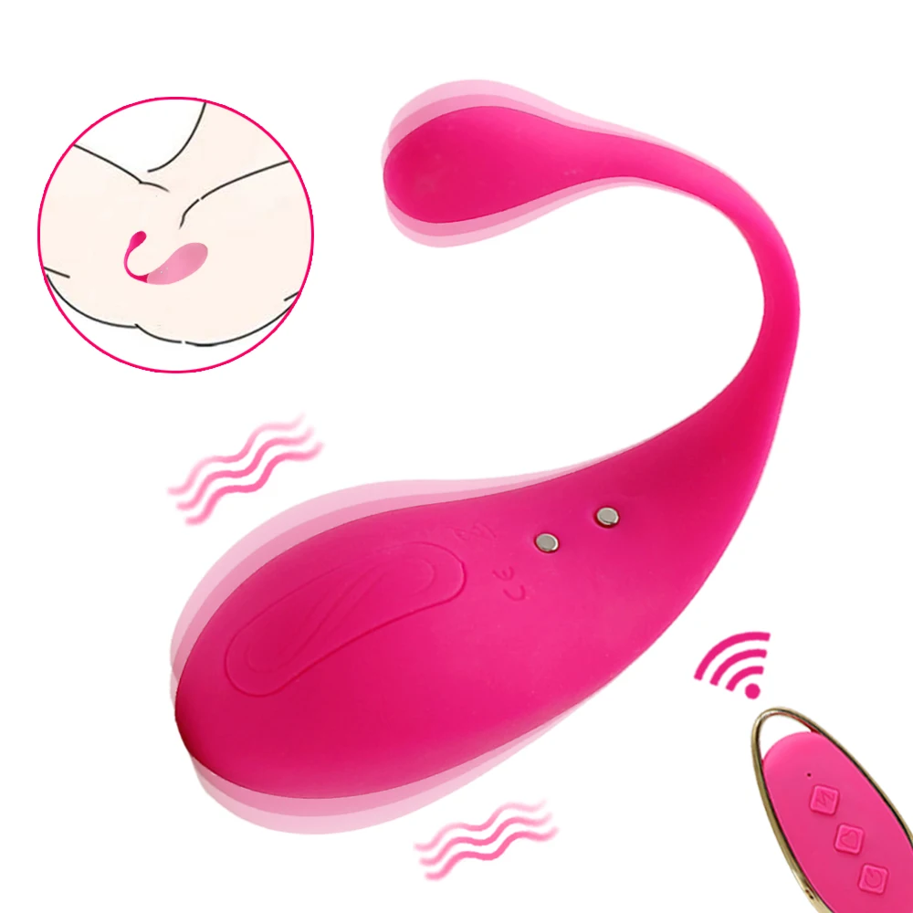 Wireless Remote G-spot Vibrating Egg Wearable Love Egg Massager_voghion.com