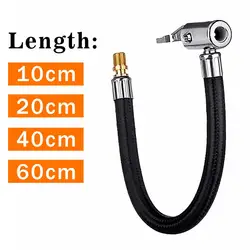 Tuyau de gonflage d'air pour pneu de voiture, moto, vélo, Tube gonflable, connexion rapide, mandrin de verrouillage 