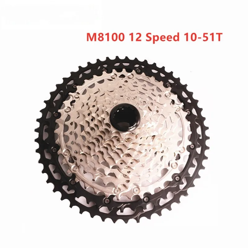 10-51T Shimano Deore XT M8100 кассета 12 Скоростей Freewheel горный велосипед MTB 12 Скоростей 10-51T кассета запчасти для велосипеда - Цвет: 10-51T