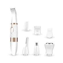 Kemei 4 в 1 триммер для волос в носу, ушах, бровей, бороды, тример для мужчин, электрическая точность для лица, для носа, усов, на батарейках