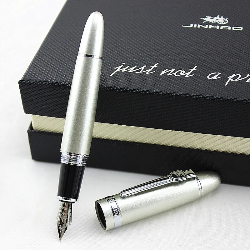 JinHao 159 Роскошная авторучка Уникальный большой размер, средний NIB 0,5/1,0 мм письменная ручка деловые офисные принадлежности для дома чернильная ручка