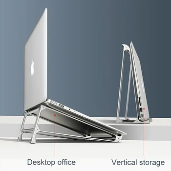 

Aluminium Alloy Vertical Laptop Stand Desktop Tablet Holder Desk Mobile Phone Stand For iPad Macbook Pro Notebook Laptop Stand