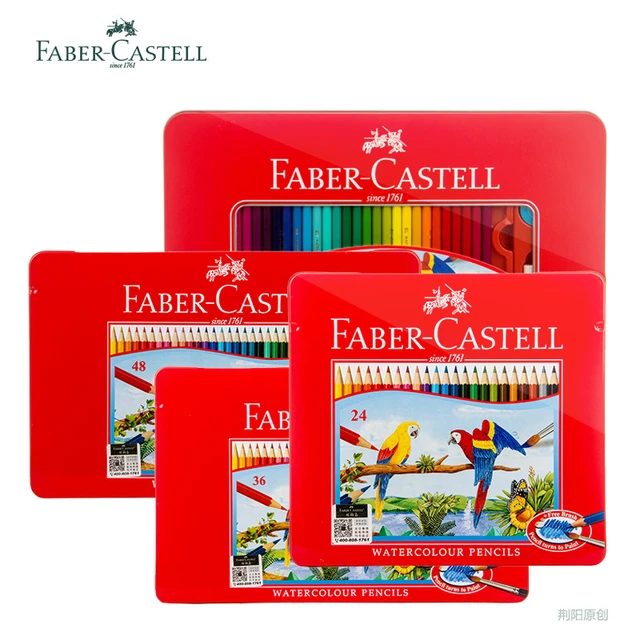 FABER-CASTELL NEW 50/100Color Oil Colored Pencils Tin Box Set Sketch  Drawing Pencil For Artist School Children Gift Art Supplies