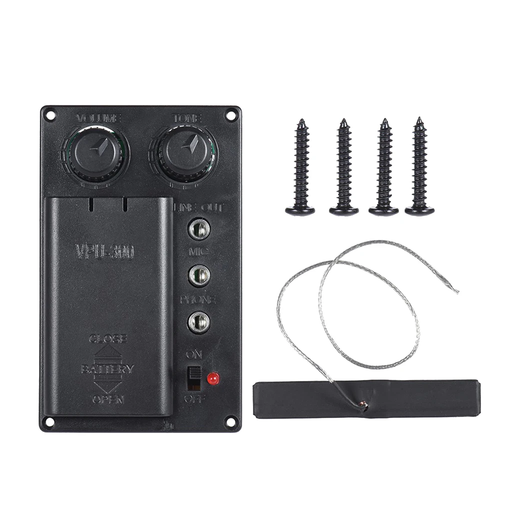 

Practical DIY 4/4 Electric Cello EQ Pickup Piezo String Instrument Parts