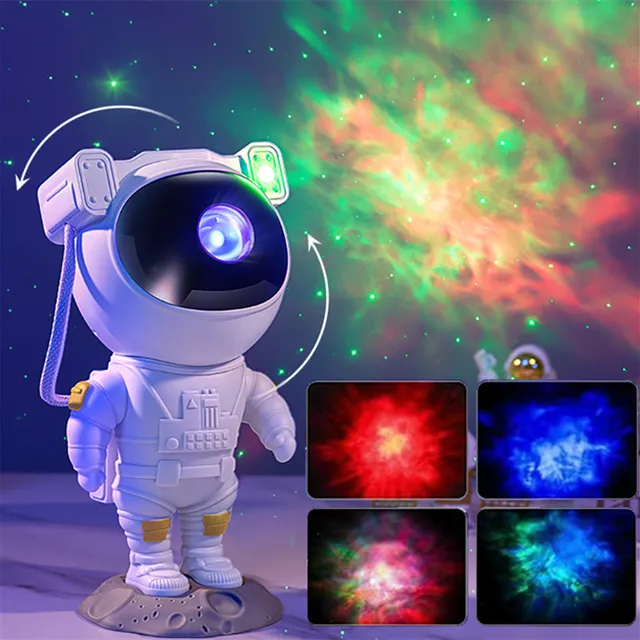 Star Projectors for Home LED desk lamp Night Light Colorful Rotating birthday gift Children's lamp projector Bedroom home planet Astronaut projector