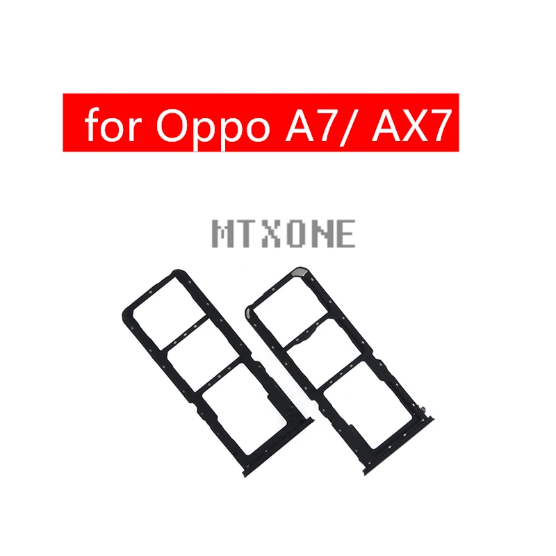 Держатель лотка для карт Oppo A7/ Ax7 Micro SIM Nano SD слот карты адаптер держатель запасные