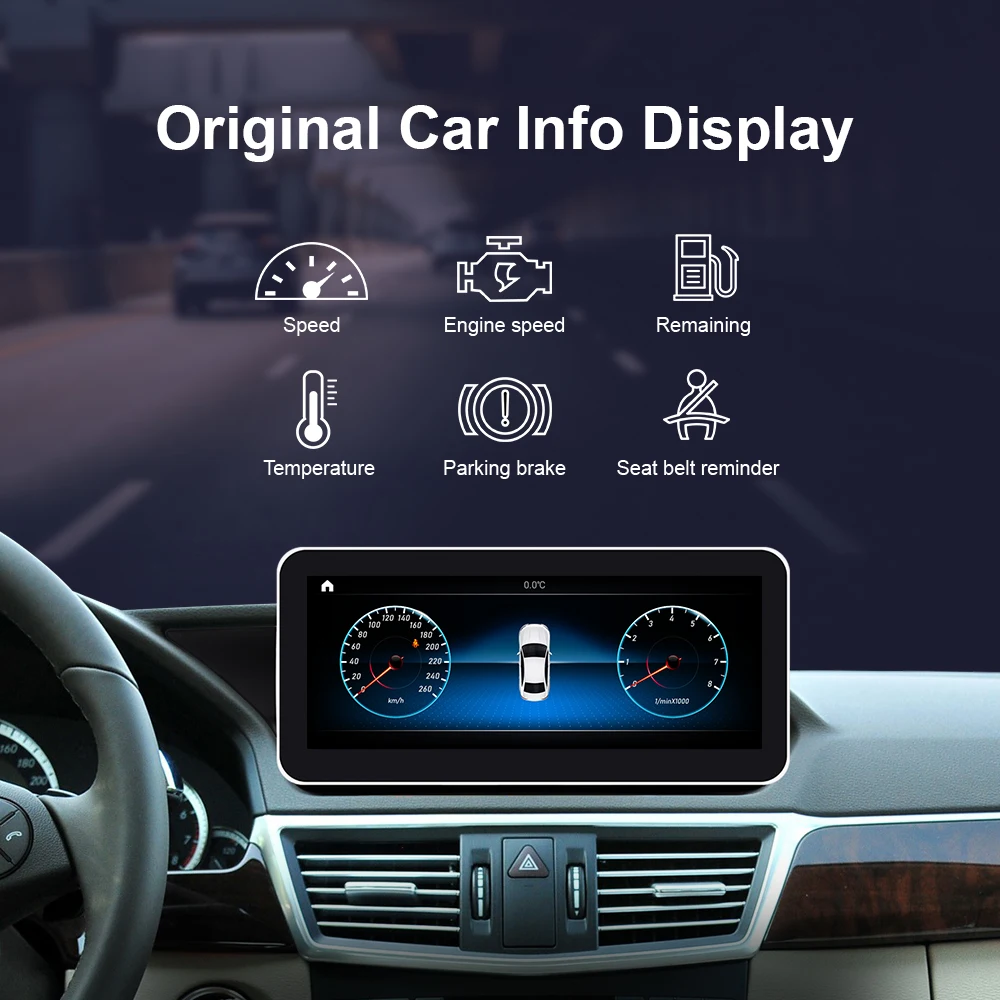 Автомобильный DVD мультимедийный плеер для Mercedes Benz E-Class W212 2009- 2Din автомобильный Android 9,0 Авторадио с навигационным ips экраном