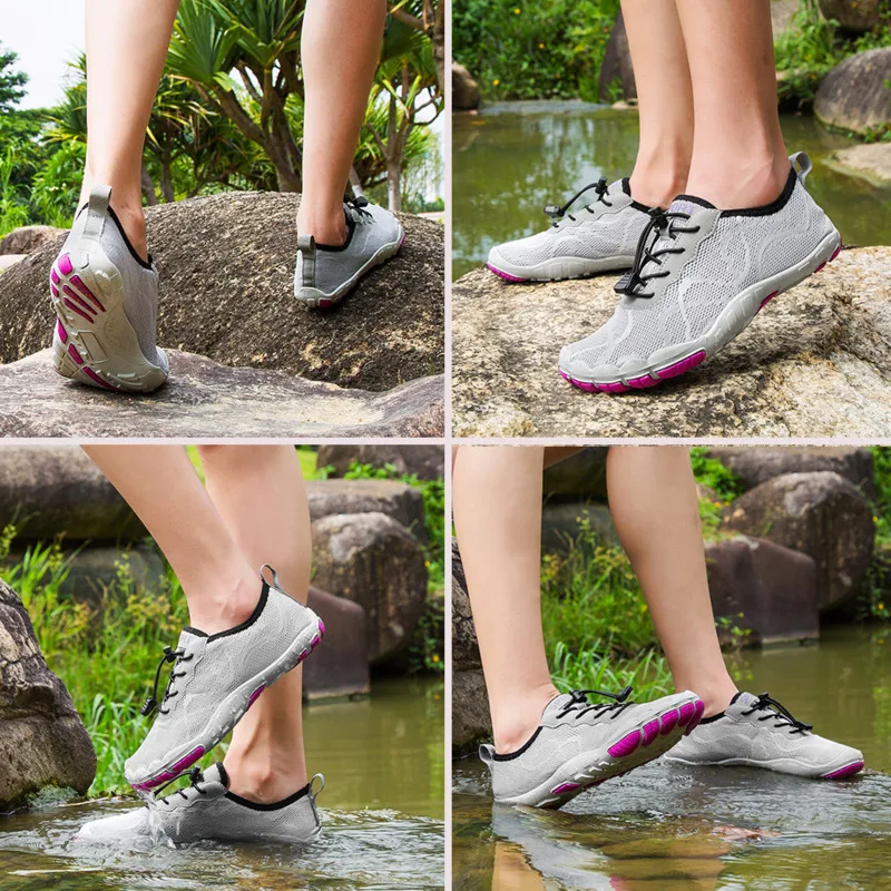 Woman Barefoot Shoes Sneakers Water Shoes For Women Upstream Shoes New Breathable Summer Hiking Sport Shoes River Sea Beach Shoe 6
