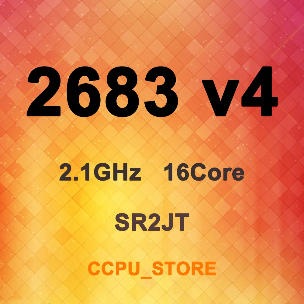 Ксеон E5-2683 v4 SR2JT 2 1 ГГц 16Core 32 нить 40 Мб 120W LGA2011-3 X99 Процессор не получен сертификат