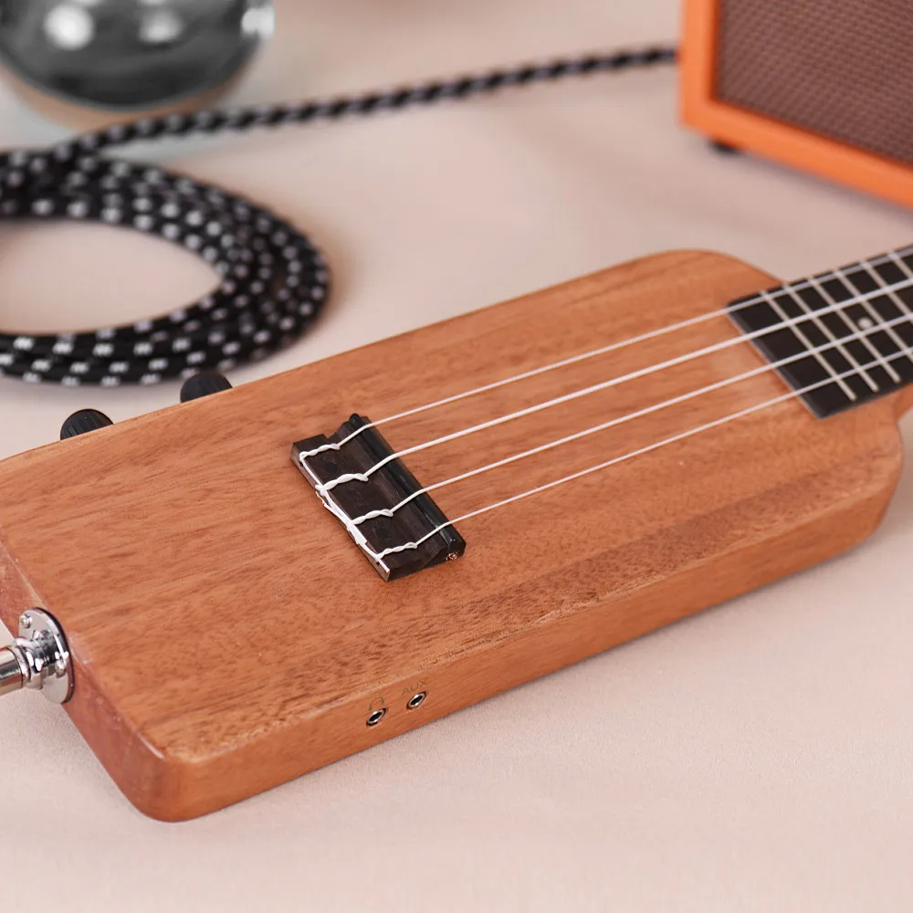 Ammoon бутылка форма 2" из цельного дерева Okoume Электрический Укулеле Ukelele Uke комплект с тюнером сумка 3,5 мм аудио кабель струны 5 шт. выбор