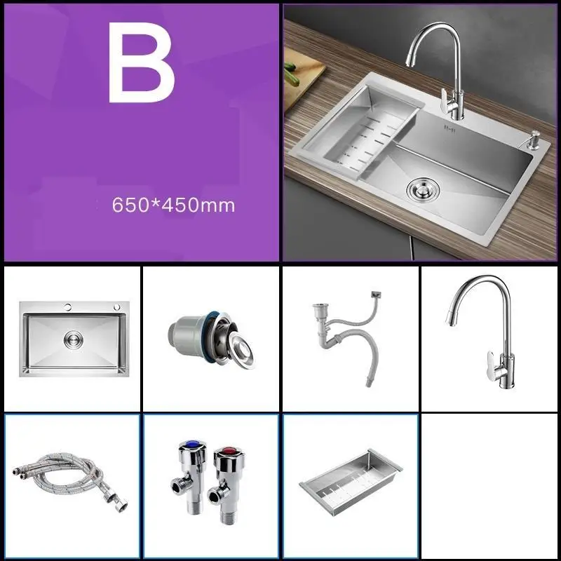 MODEL N Кухонная мойка для кухни Cocina Waschbecken De Acero Inoxidable Keuken Gootsteen Lavello Cucina Cuba Lavabo Fregadero Pia Cozinha - Цвет: MODEL N
