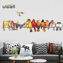 Color Birds Creative Wall Sticker Bedroom Living Room Stickers Wall Decor Self-Adhesive Entrance Decoration Home Decor Stickers