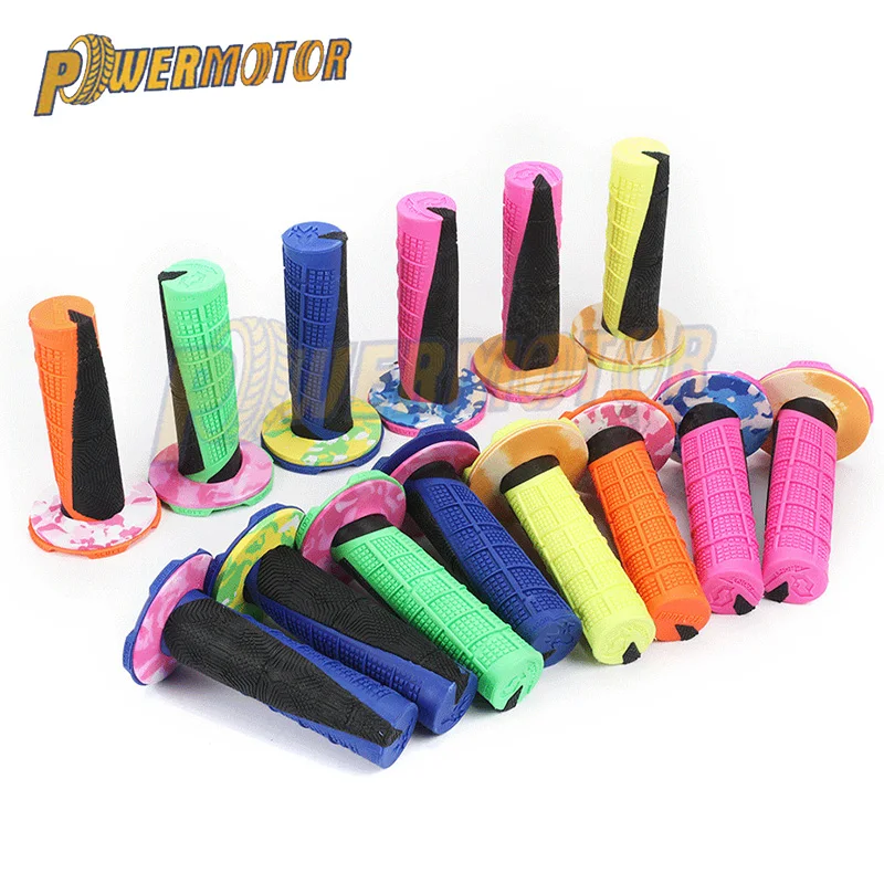 Motorcycle Handlebar Grips 22mm 7/8&quot For Suzuki Honda Bmw Kawasaki Yamaha Mx Pit Dirt Bike Grip Throttle Assist | Автомобили и