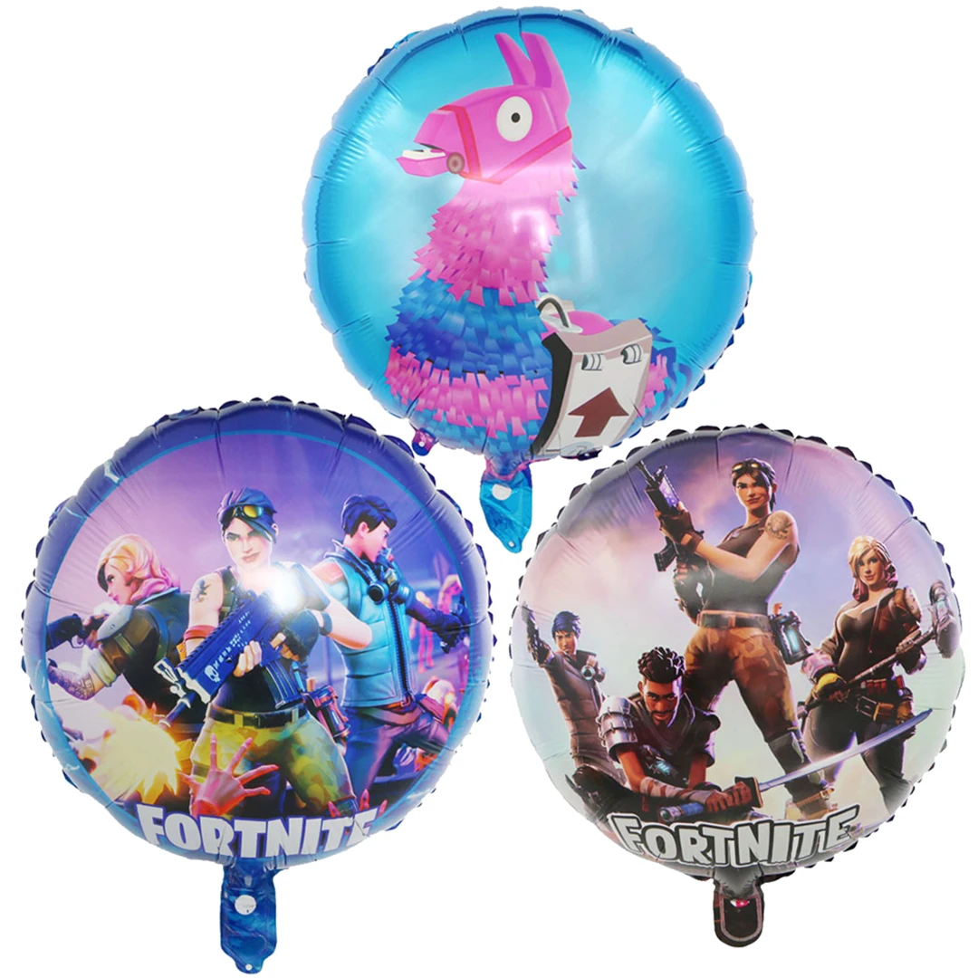 Игровой фольгированный шар Fortnite 18 дюймов для киберспорта карнавала вечерние
