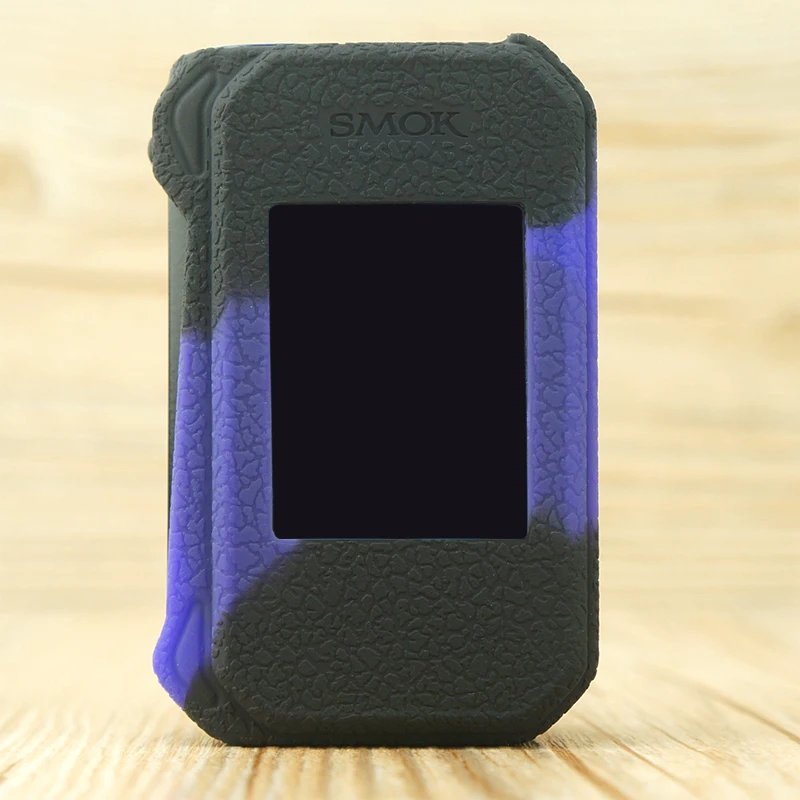 Цветной SMOK G-PRIV 2 силиконовый резиновый чехол Защитный чехол для SMOK G-PRIV 2 Vape высокого качества - Цвет: black purple