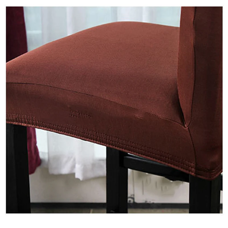2Pcs/Lot Spandex Stretch Coffee Breakfast Seat Chair Covers Bar Chair Covers Dining Banquet Chaise Bar Slipcover Chaise de Bar