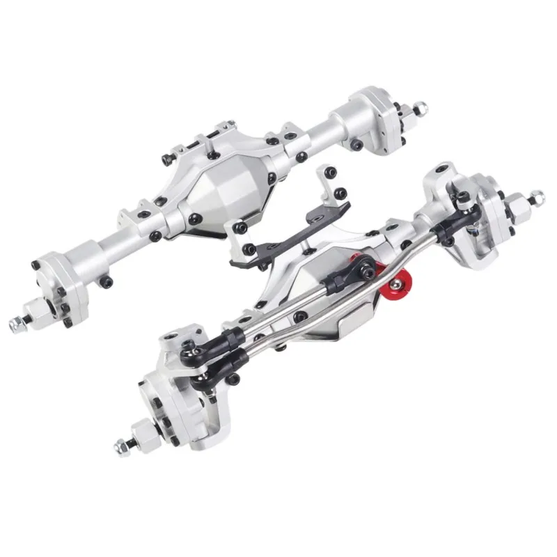 Для 1/10 RC Гусеничный автомобиль осевой SCX10 II 90047 90046 Запчасти для обновления SCX10 передний задний портальный мост алюминиевый сплав CNC Анодированный полный