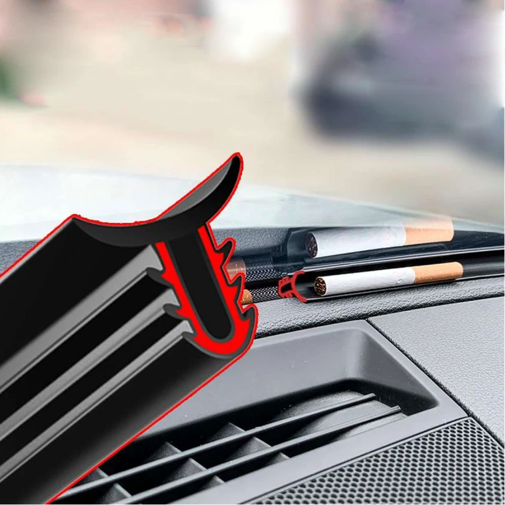 1.6m/5m Car Door Edge Trim Protector Seal Decoration Guard Strip Car Door Seal Scratch Protector Strip for mazda 3 accessories
