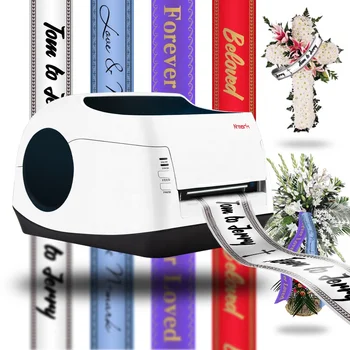 

Nmark digital hot foil stamping printer especially for personalized satin ribbon