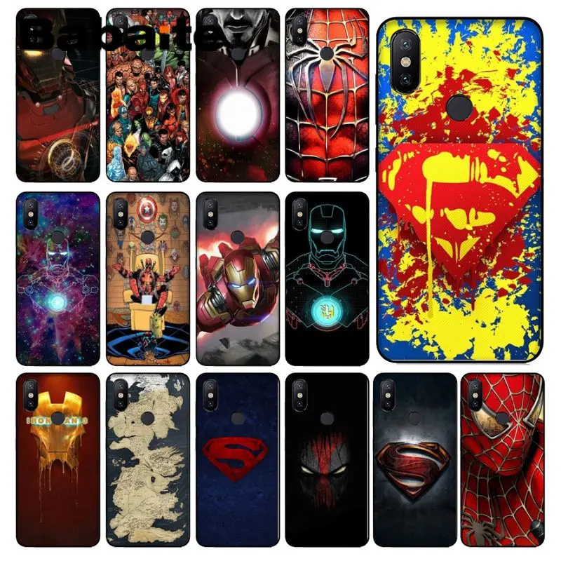 Высококачественный чехол для телефона с изображением Супермена Железного