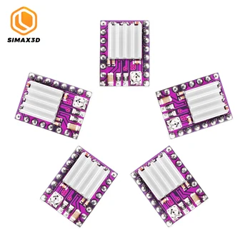 

SIMAX3D 5pcs StepStick DRV8825 Stepper Motor Driver Ramps 1.4 Reprap 4 PCB Module Replace with Heatsink Sticker 3D Printer Parts