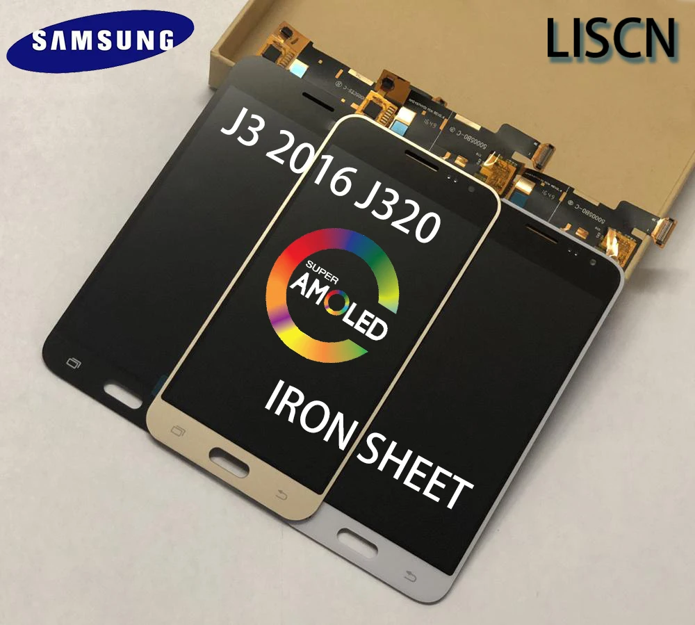 

Iron LCD Samsung Galaxy Similar AMOLED J3 2016 J320 LCD J320A J320FN J320M LCD Display Touch Screen Digitizer Replacement Parts