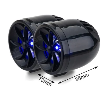 

Motorcycle Audio Waterproof Anti-theft Alarm System Speaker FM Radio MP3 Player Music Amplifier with Remote Control