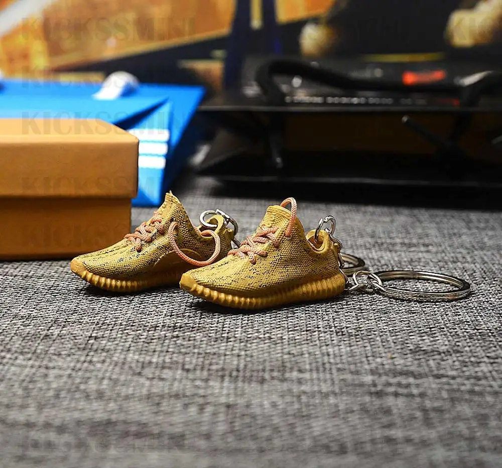 a pair w metal ring Дропшиппинг aj1 Chicago «не для перепродажи Красный» брелок в виде кроссовка Air Jordan 1 3D мини-кроссовки, запатентованный спортивный обувной брелок с кроссовком - Цвет: a pair w metal ring