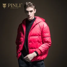 Пуховик Новое поступление распродажа Sobretudo Pinli новое зимнее мужское однотонное короткое повседневное пуховое пальто с капюшоном B194208811