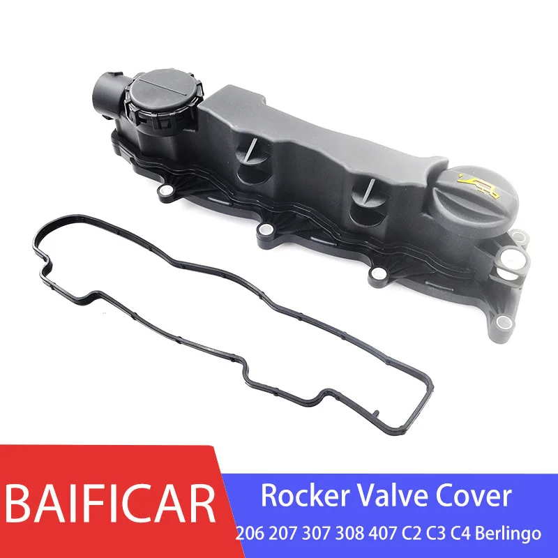 Чехол Baificar для двигателя Peugeot 206 207 307 308 407 Citroen C2 C3 Berlingo 9651815680|Колпак клапана| |