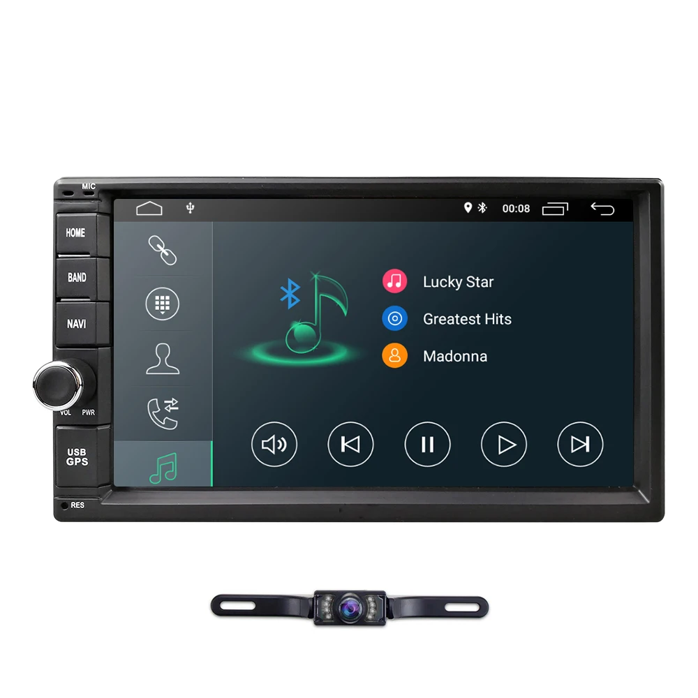 

2019 2DIN Universal Car NO DVD player Android 9.0 Auto Radio Quad Core 7 Inch GPS Stereo Audio Head unit Support DAB DVR OBD BT