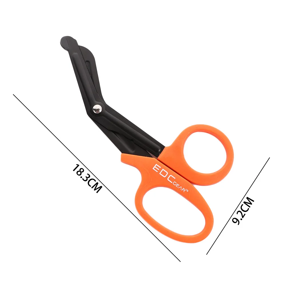 Multi Function Rescue Scissor Medical Scissors medical scissors multi function tool tactical scissors tactical first aid accessories 18.3cm