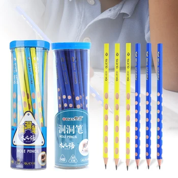 

Triangular HB Pencil Students Supplies Writing Grip Posture Correction Pencil with Container Pack of 30 PCS Writing Stationery