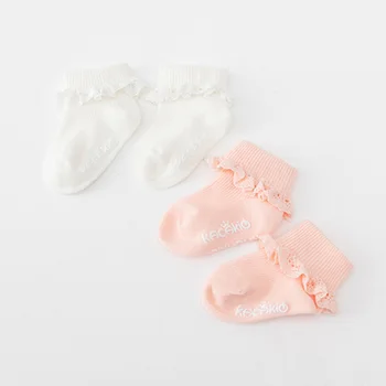 

Baby Socks Floor Non-slip Cotton Infant Girls Breathable Socks Lace Floral Ruffles Stockings Infant Toddler Clothes Accessories
